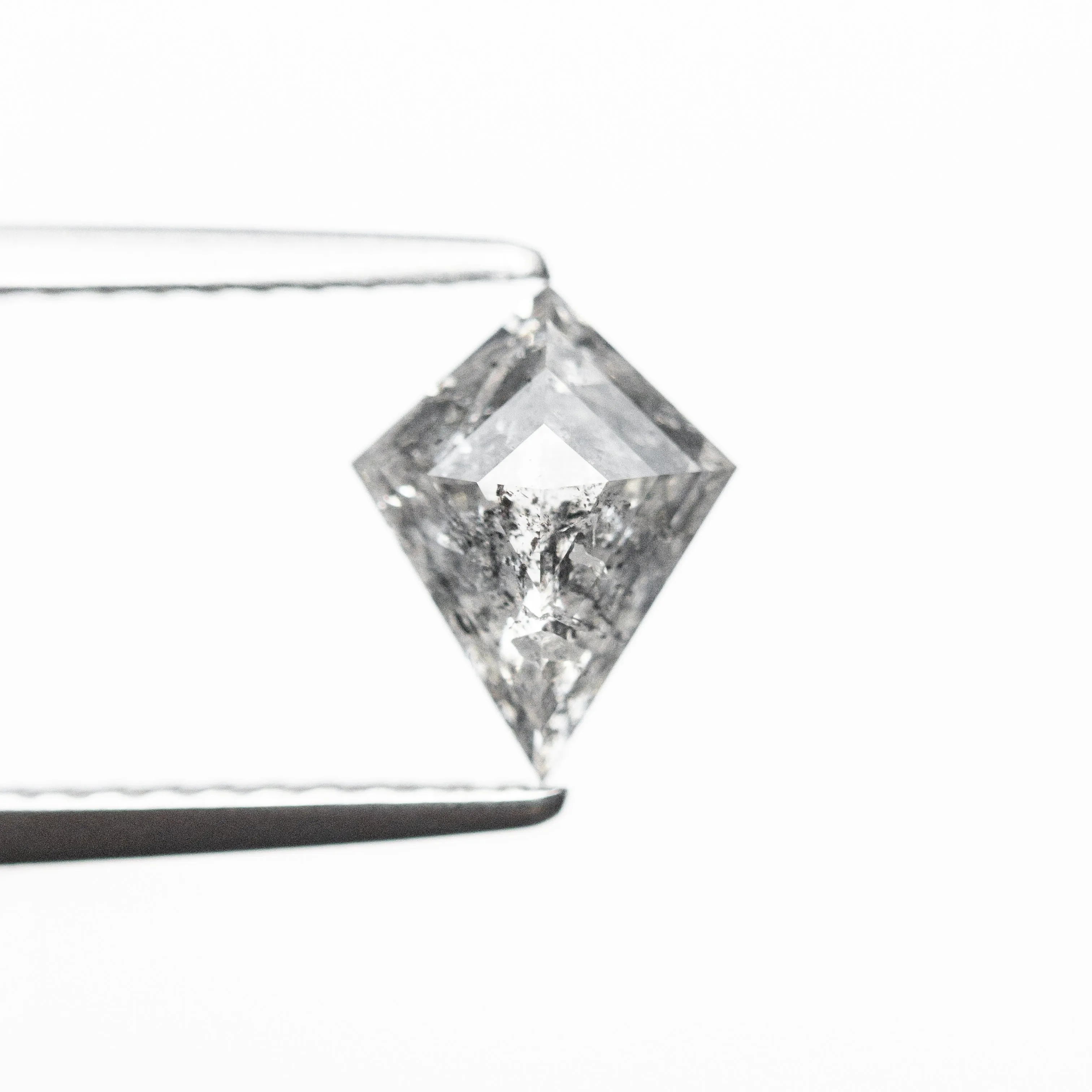 1.11 CARAT CANADIAN SALT AND PEPPER DOUBLE CUT KITE DIAMOND