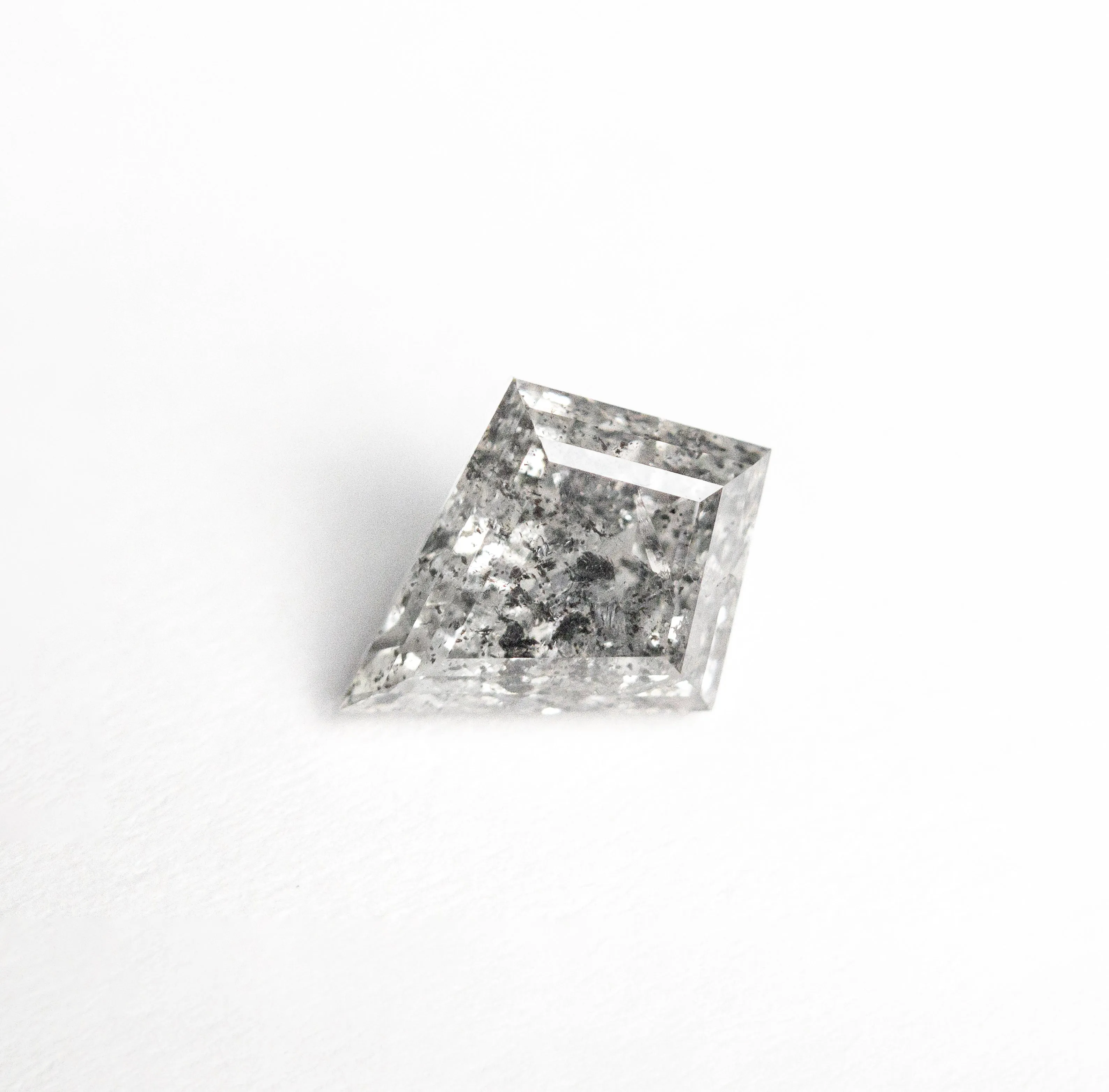 1.11 CARAT CANADIAN SALT AND PEPPER DOUBLE CUT KITE DIAMOND