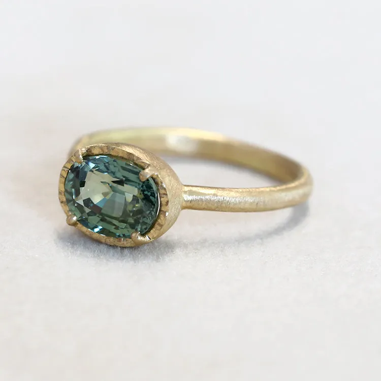 1.98ct Mint Tourmaline ring