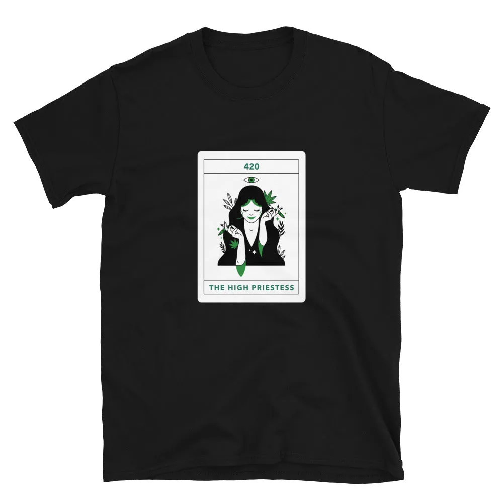 420 The High Priestess Tarot T Shirt