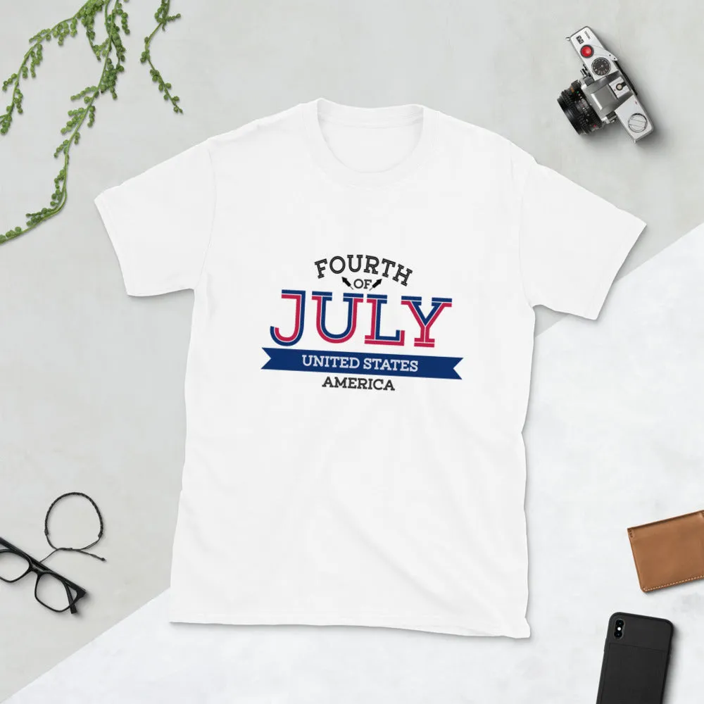 4th of July United States Short-Sleeve Unisex T-Shirt