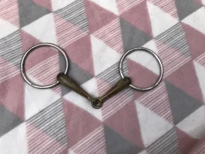 5 3/4” sweet iron loose ring snaffle