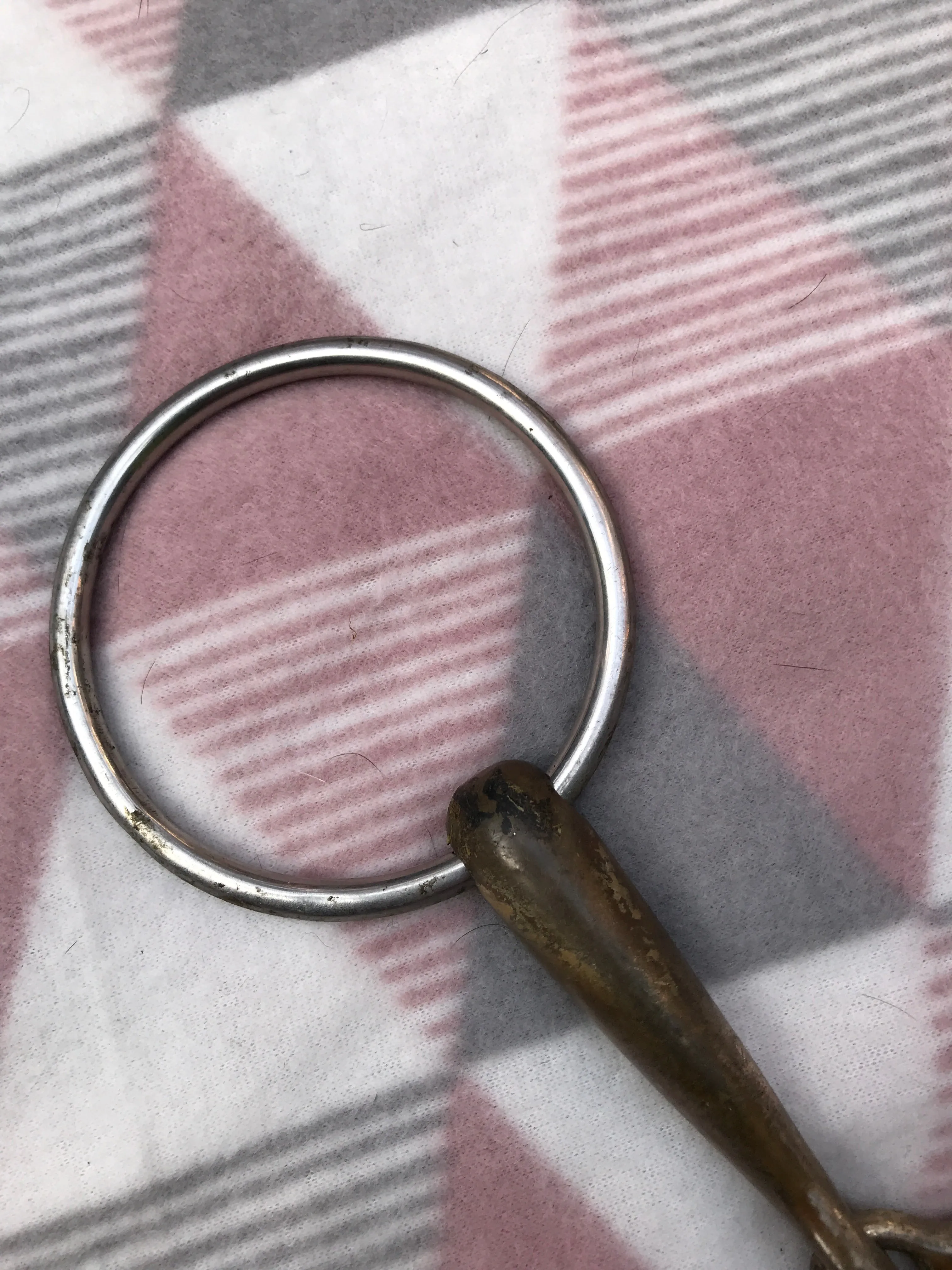 5 3/4” sweet iron loose ring snaffle