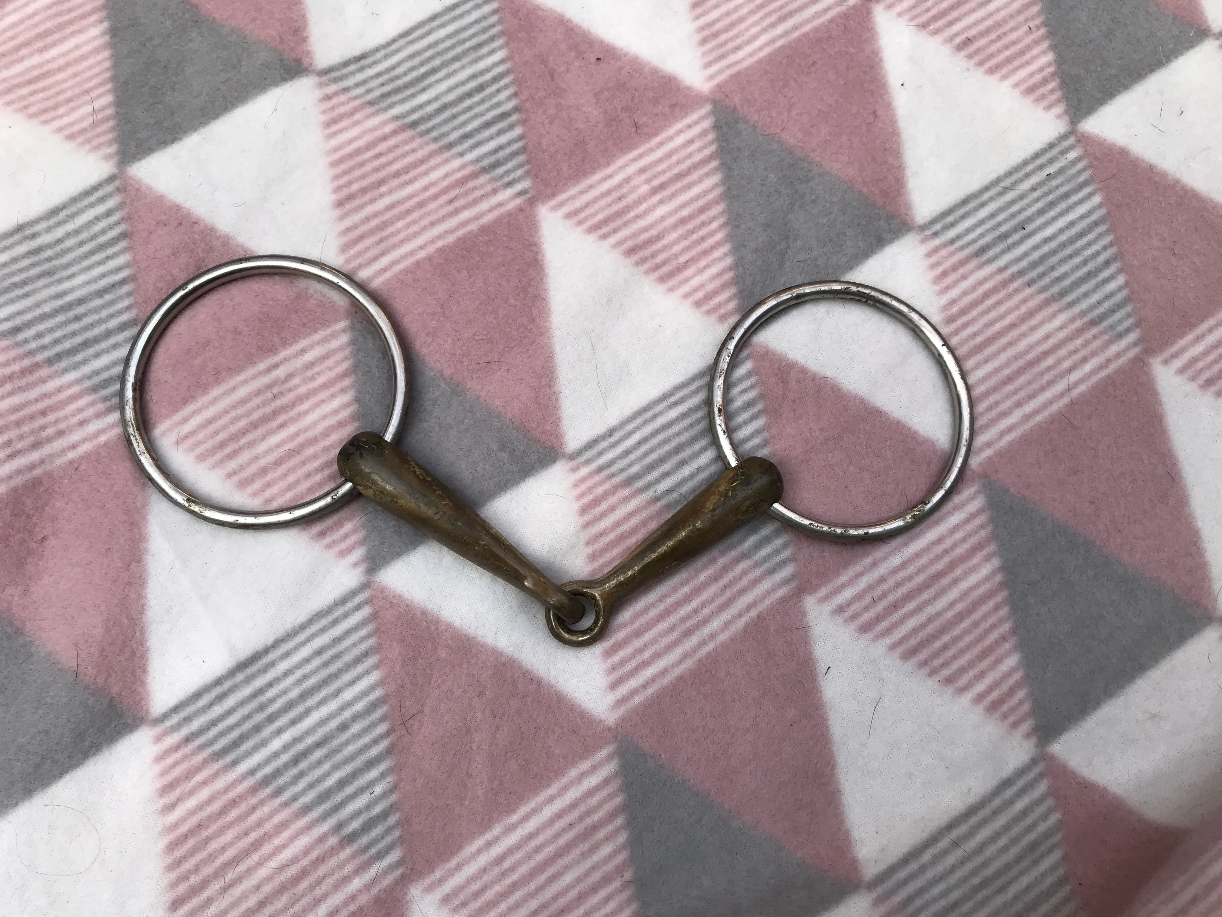 5 3/4” sweet iron loose ring snaffle