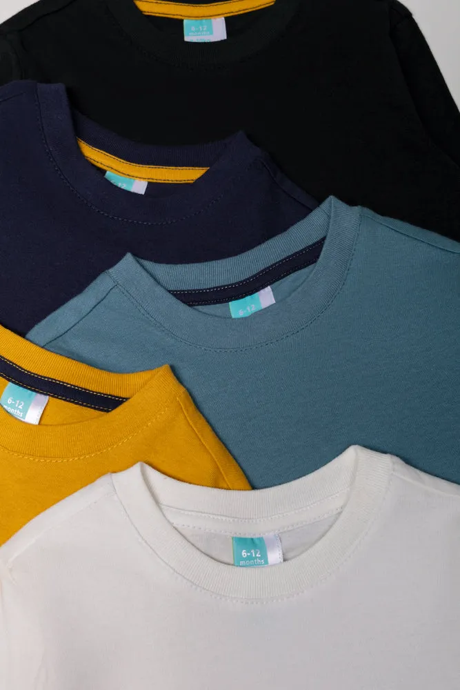 5 Pack T-Shirts Multi