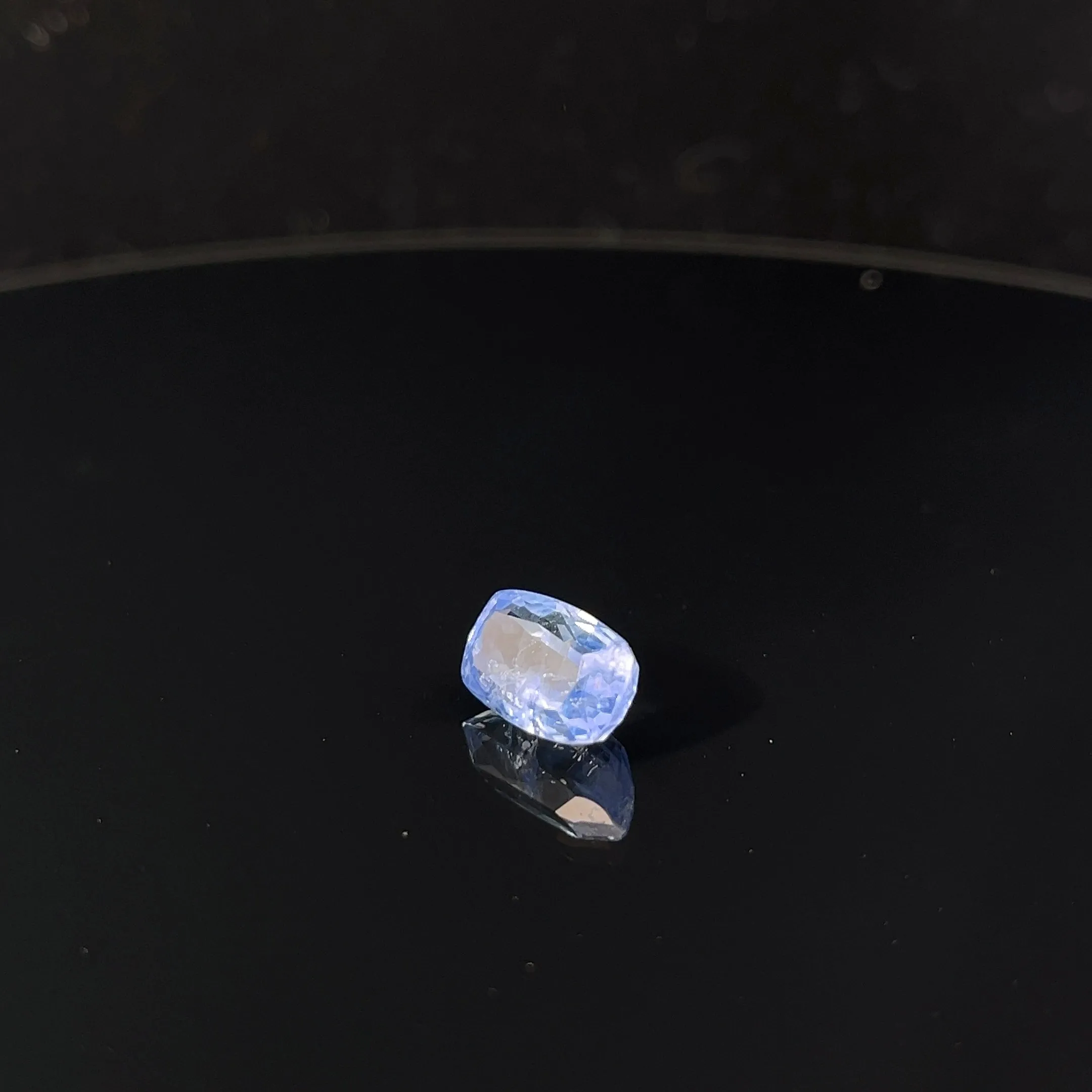 5.74ct Cushion Blue Sapphire Stone Certified By GIA#2233471132