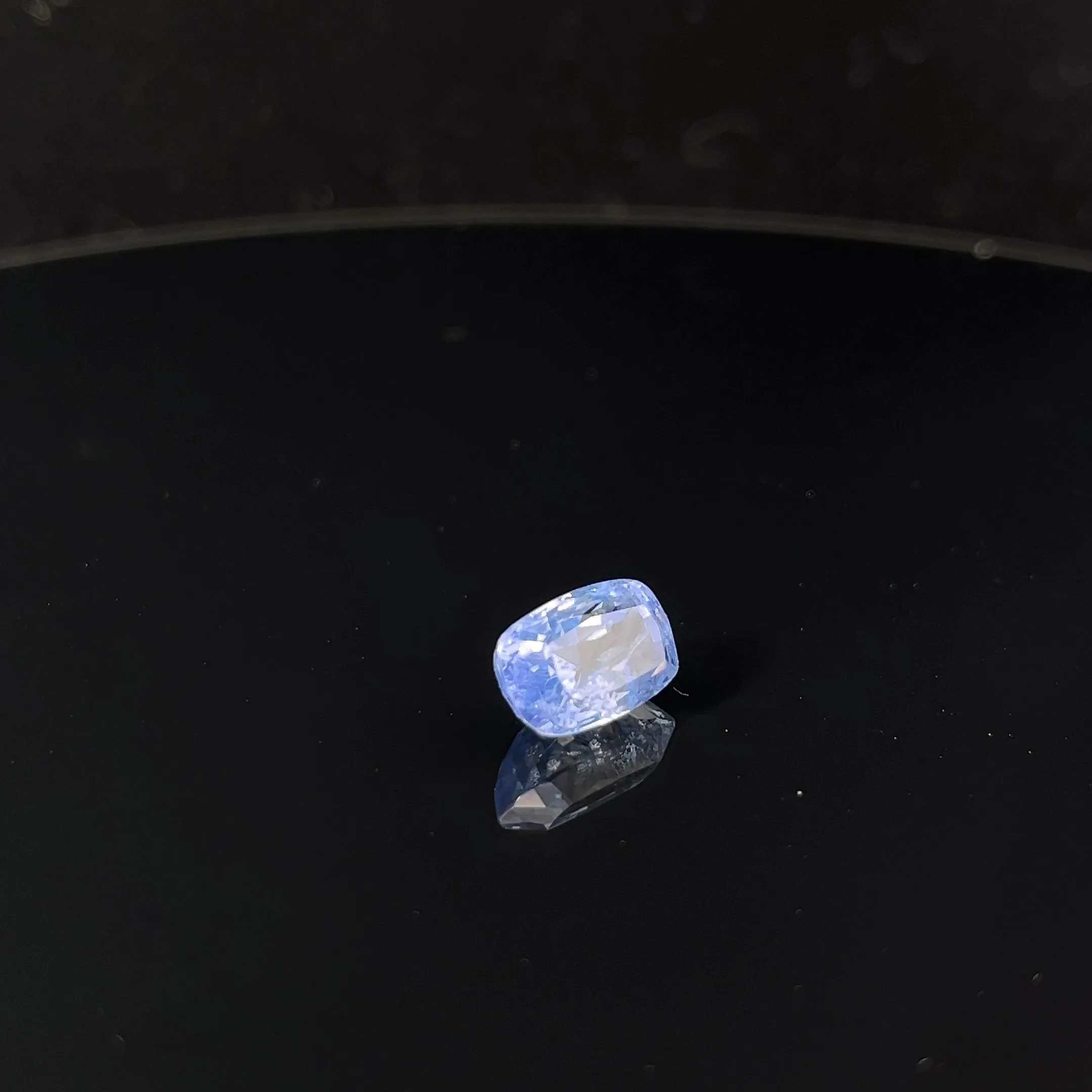 5.74ct Cushion Blue Sapphire Stone Certified By GIA#2233471132