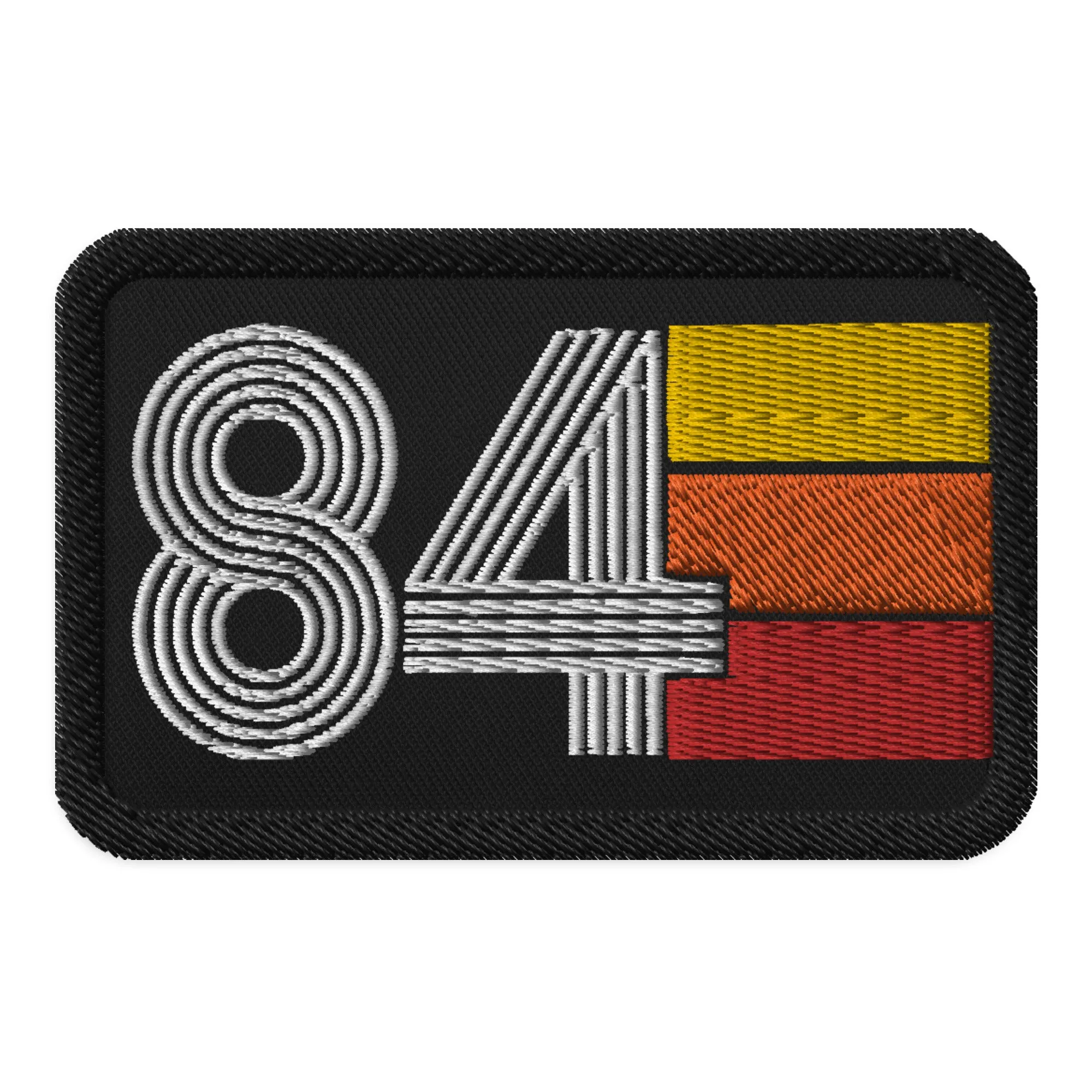 84 - 1984 Retro Tri-Line Embroidered patches