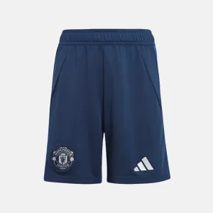 Adidas Manchester United 24/25 Away Kids Shorts (7-16Years)-Night Indigo