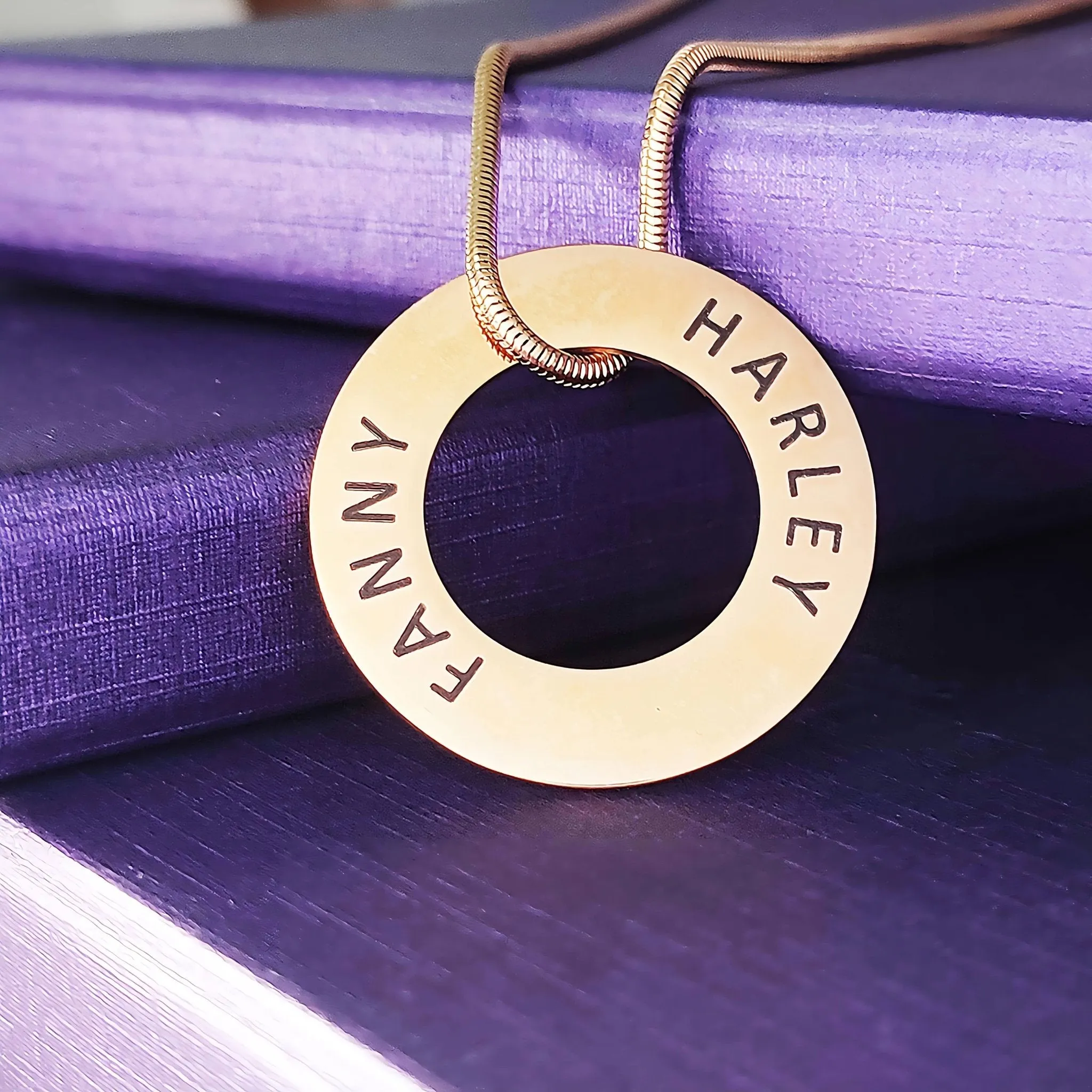 Always Forever Washer Necklace