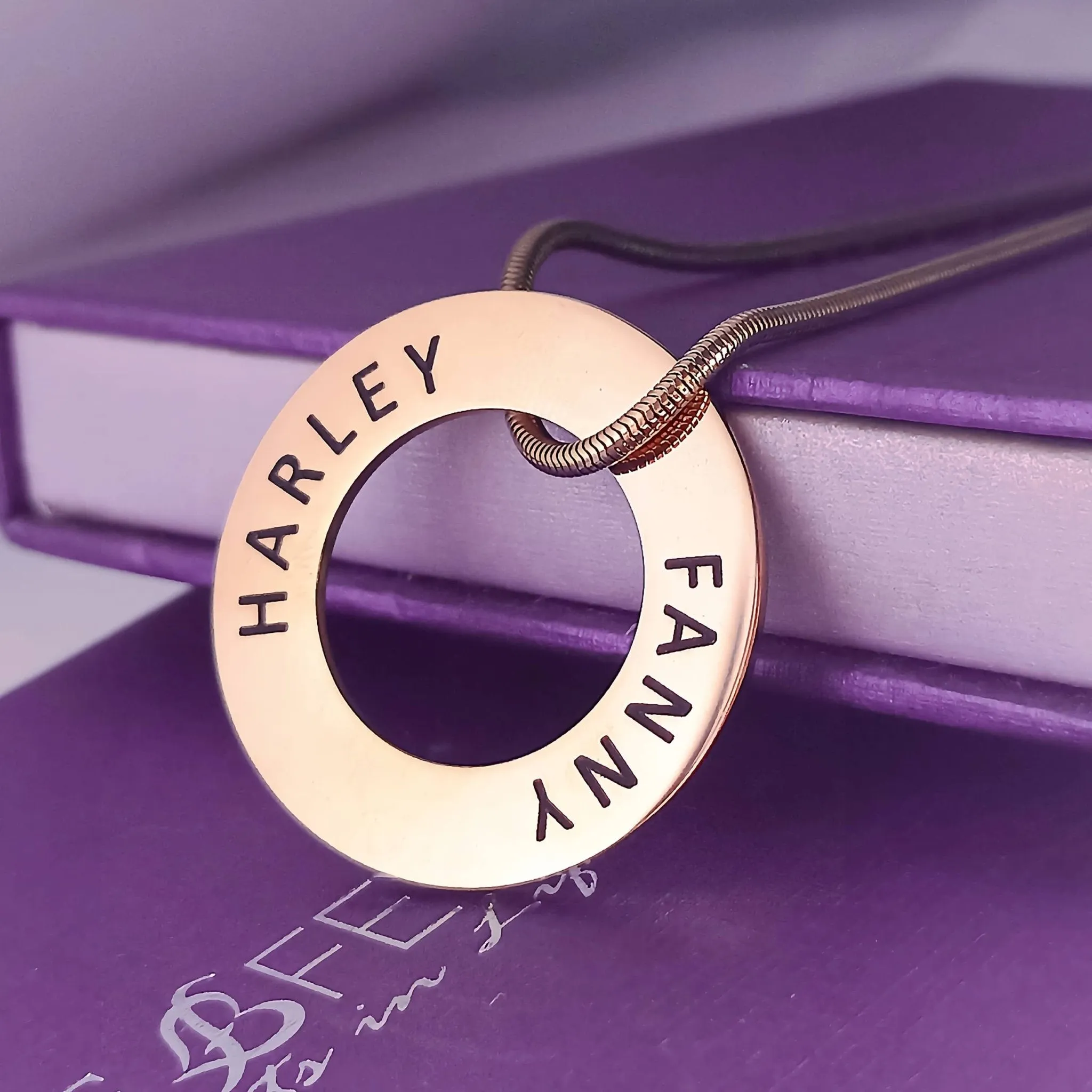 Always Forever Washer Necklace