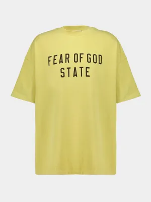 Amber Heavy Jersey T-Shirt with Logo