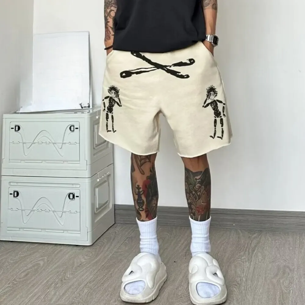 American Cross Skull Shorts