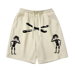 American Cross Skull Shorts