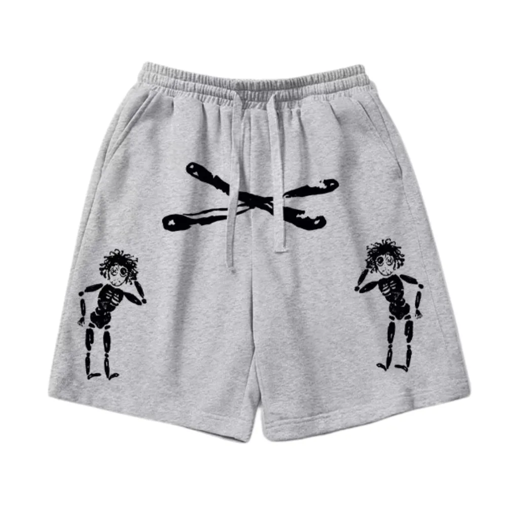 American Cross Skull Shorts