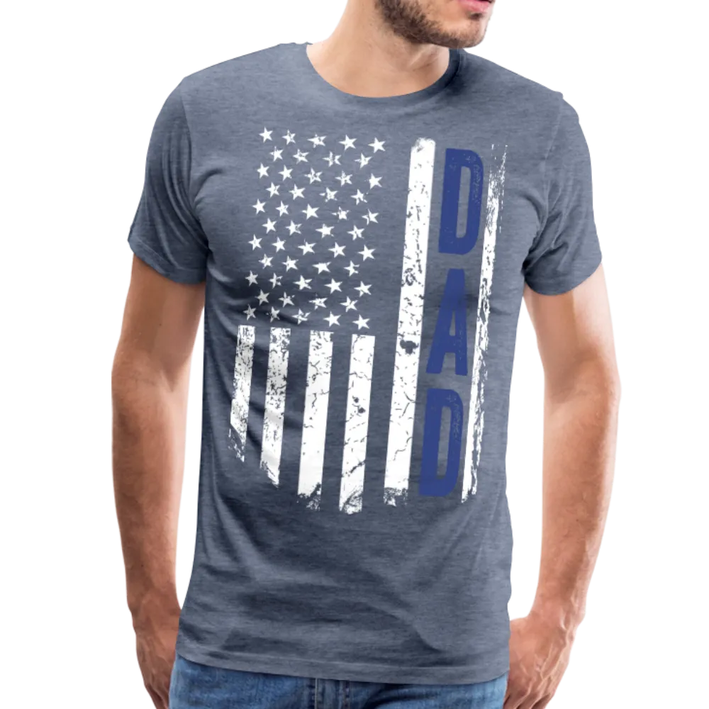 American Dad Blue Men's Premium T-Shirt (CK1871)