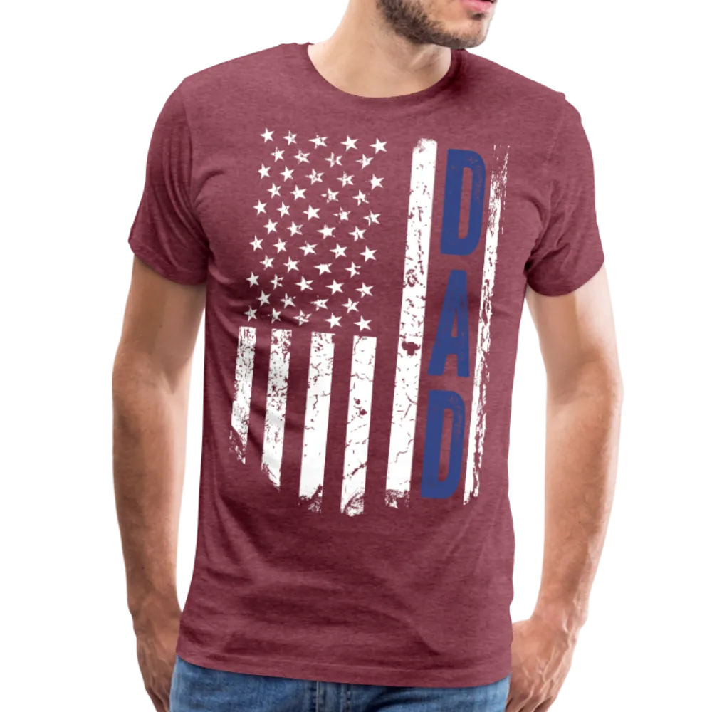 American Dad Blue Men's Premium T-Shirt (CK1871)