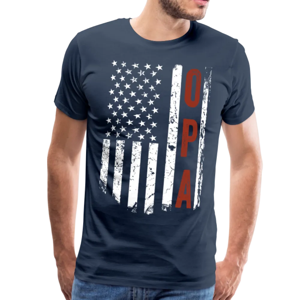 American Flag OPA Men's Premium T-Shirt