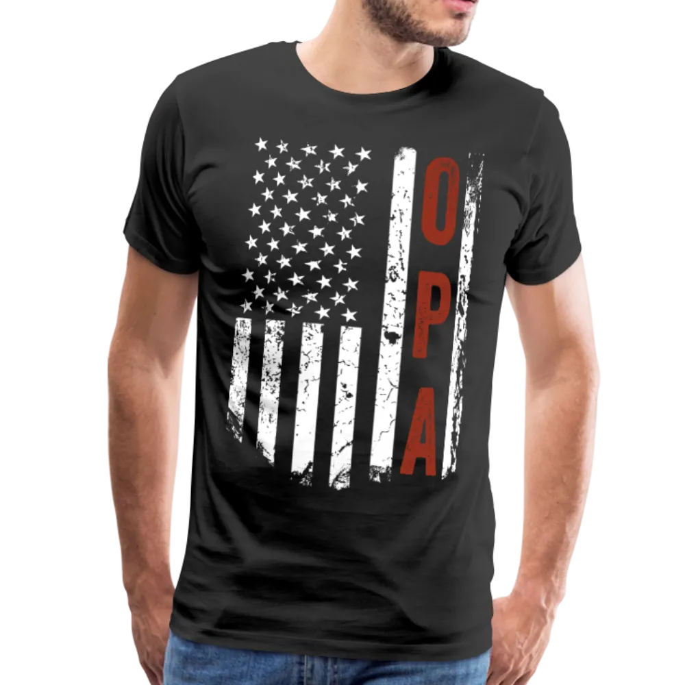 American Flag OPA Men's Premium T-Shirt