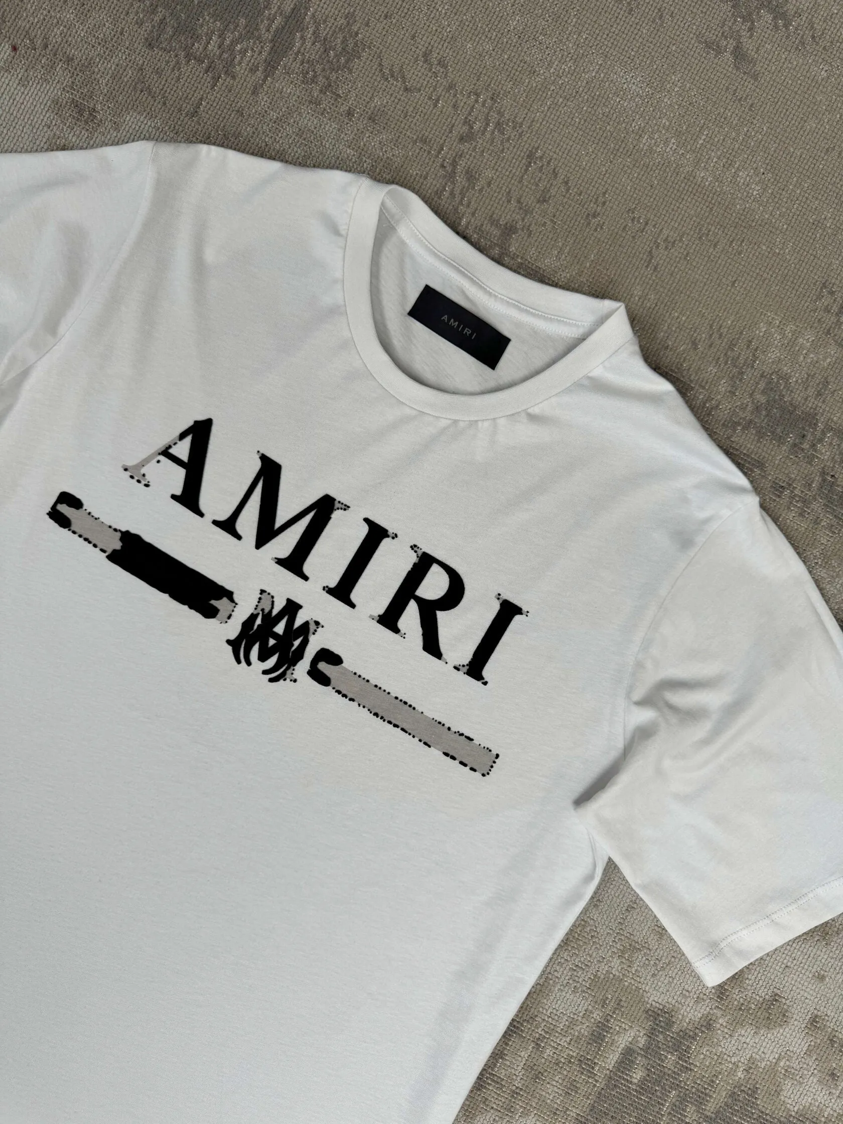 Amiri Bar Applique T-Shirt - White (Unused)