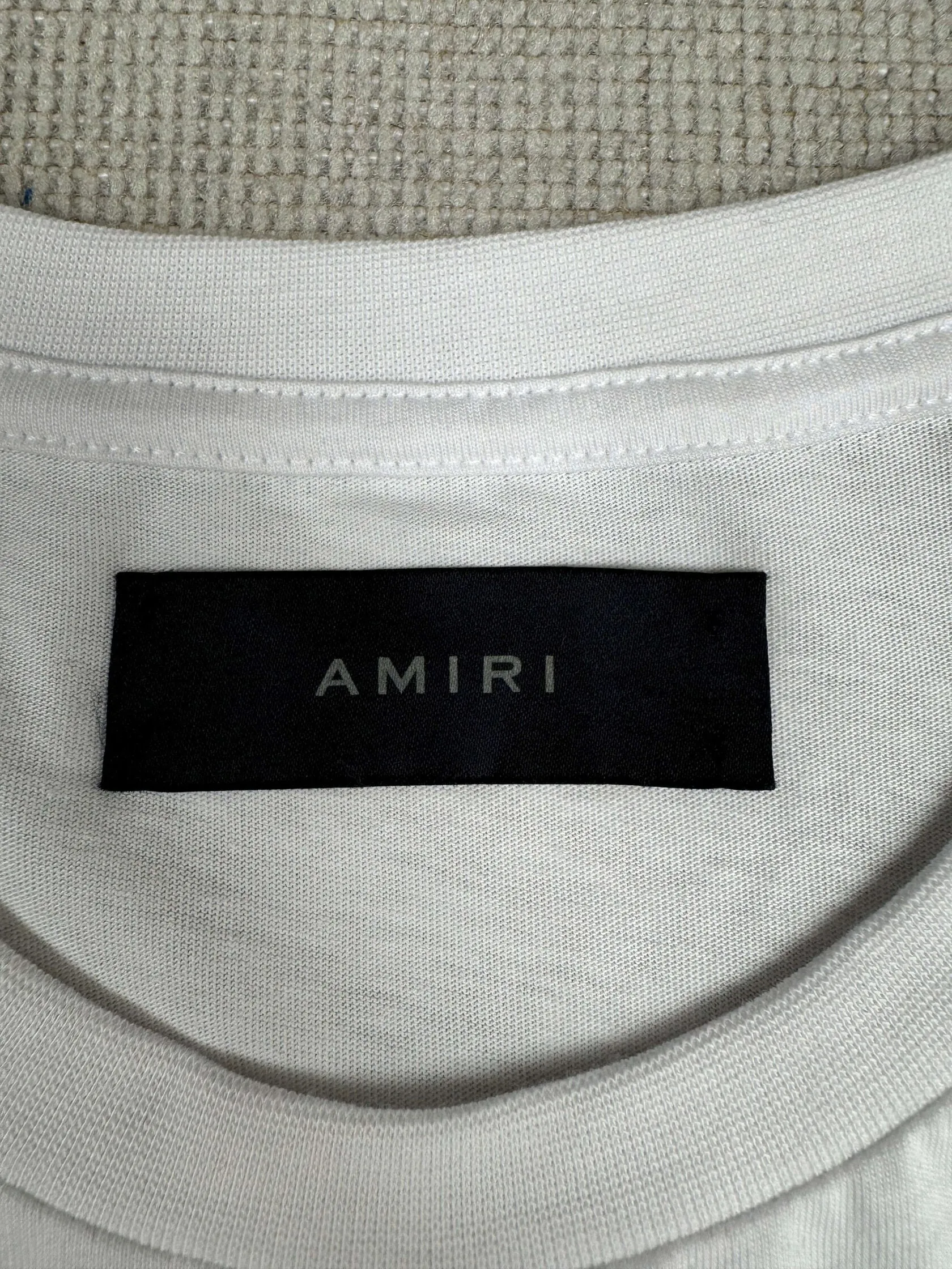 Amiri Bar Applique T-Shirt - White (Unused)