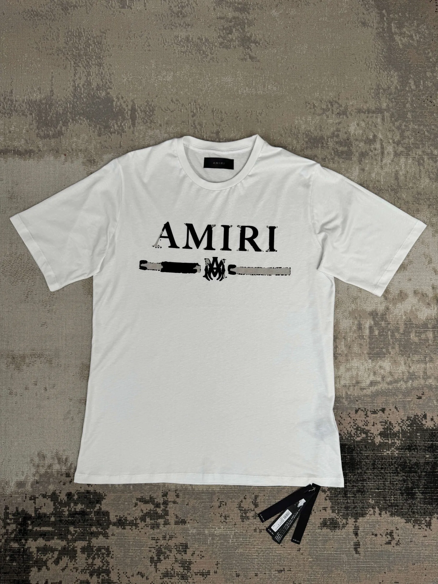 Amiri Bar Applique T-Shirt - White (Unused)