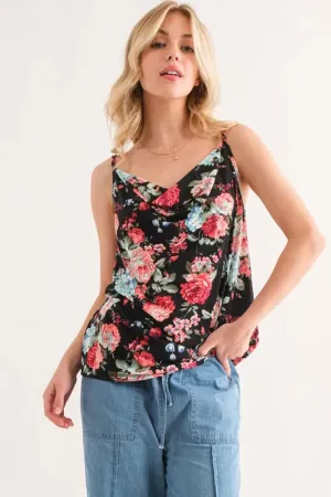 And The Why Floral Printed Casual Tank Top