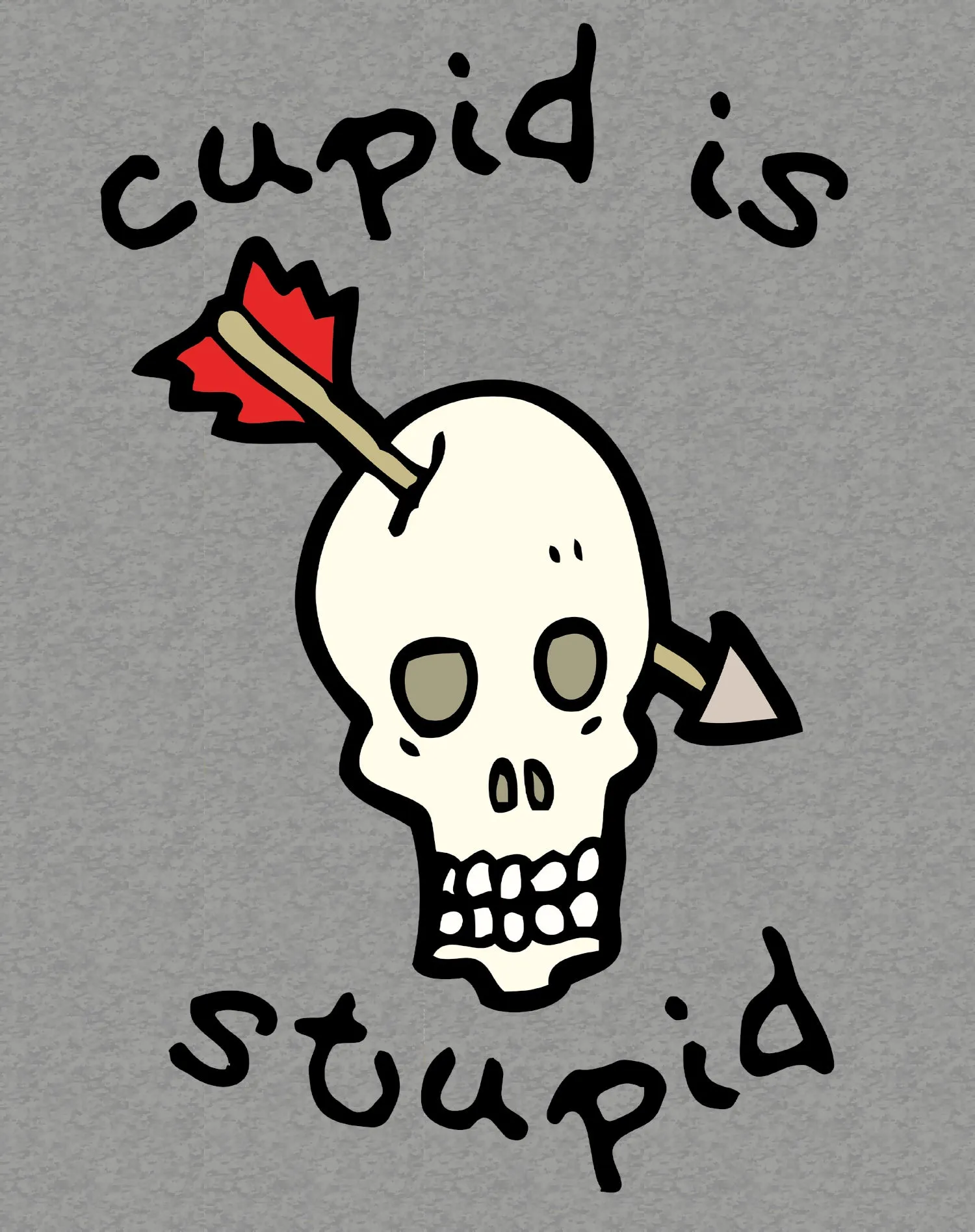 Anti Valentine Cupid Is Stupid Men's T-shirt