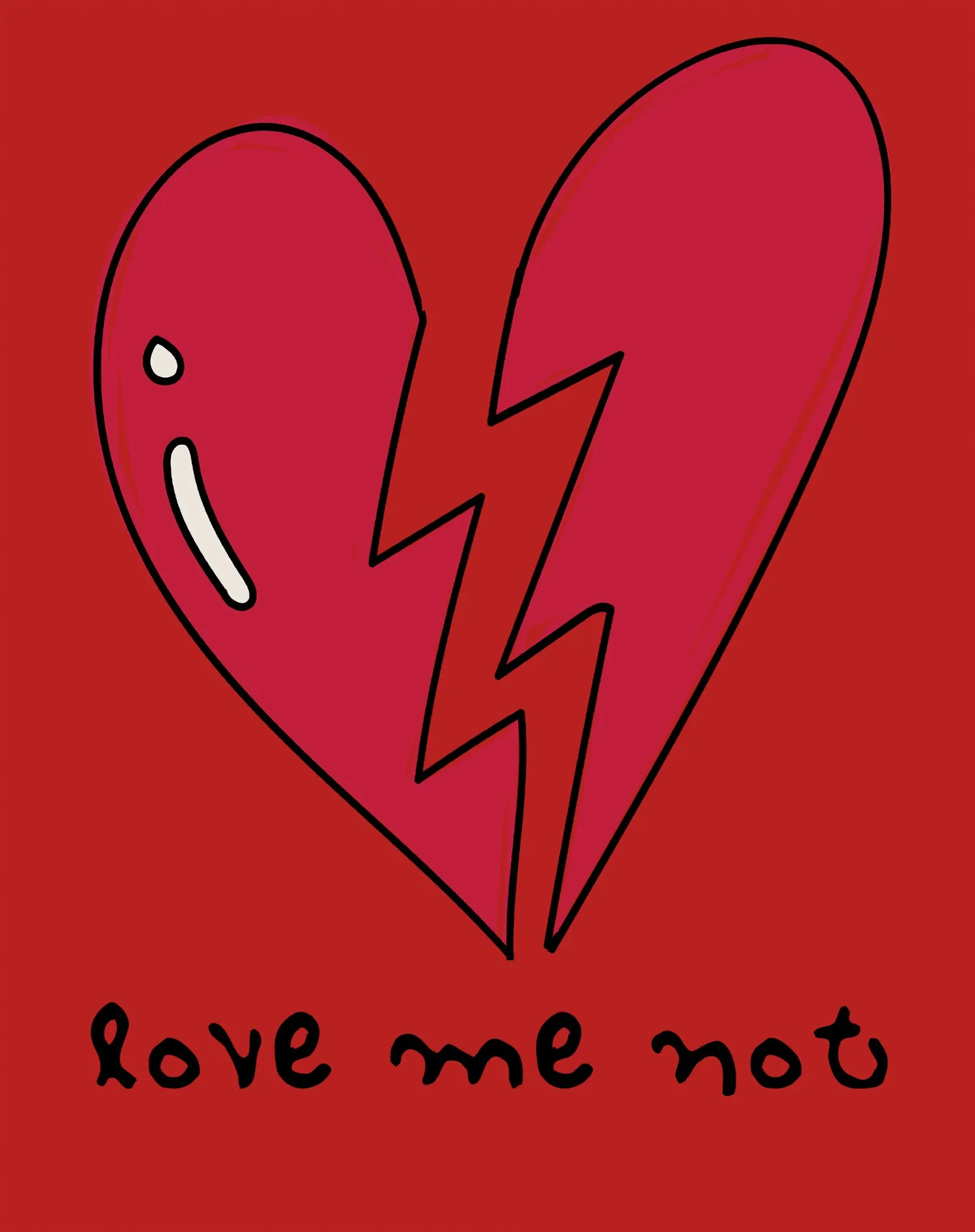Anti Valentine Love Me Not Men's T-shirt