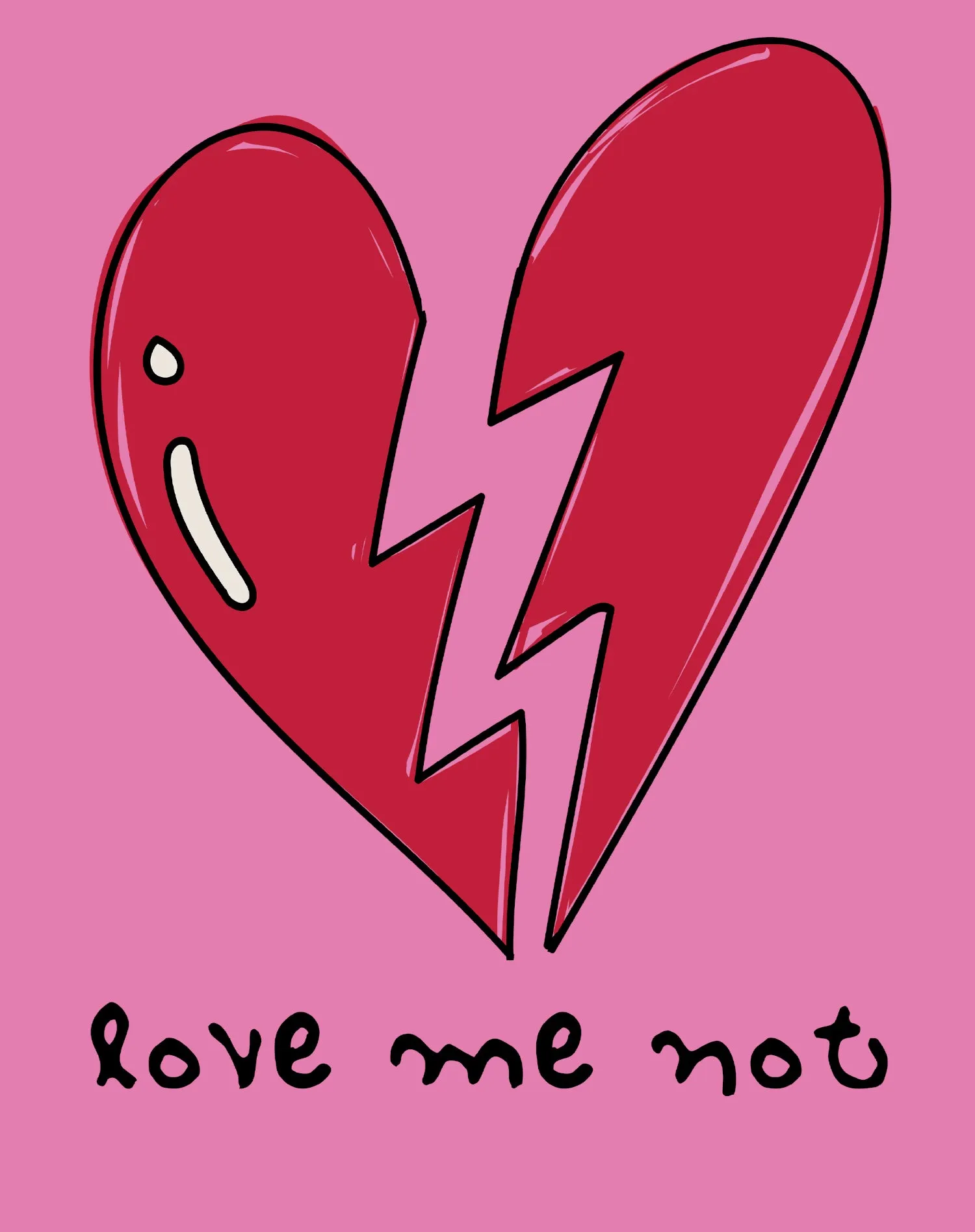 Anti Valentine Love Me Not Men's T-shirt