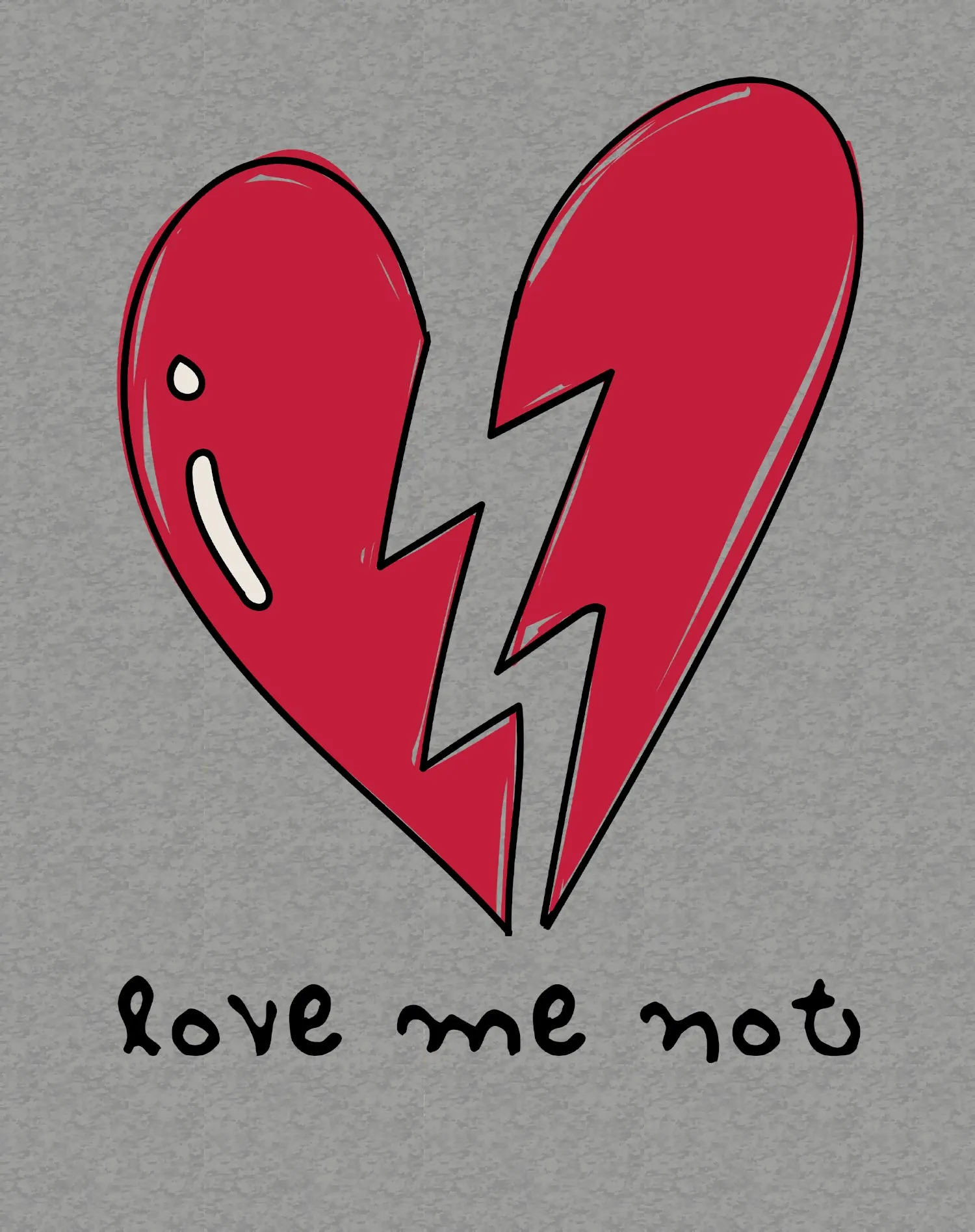Anti Valentine Love Me Not Men's T-shirt