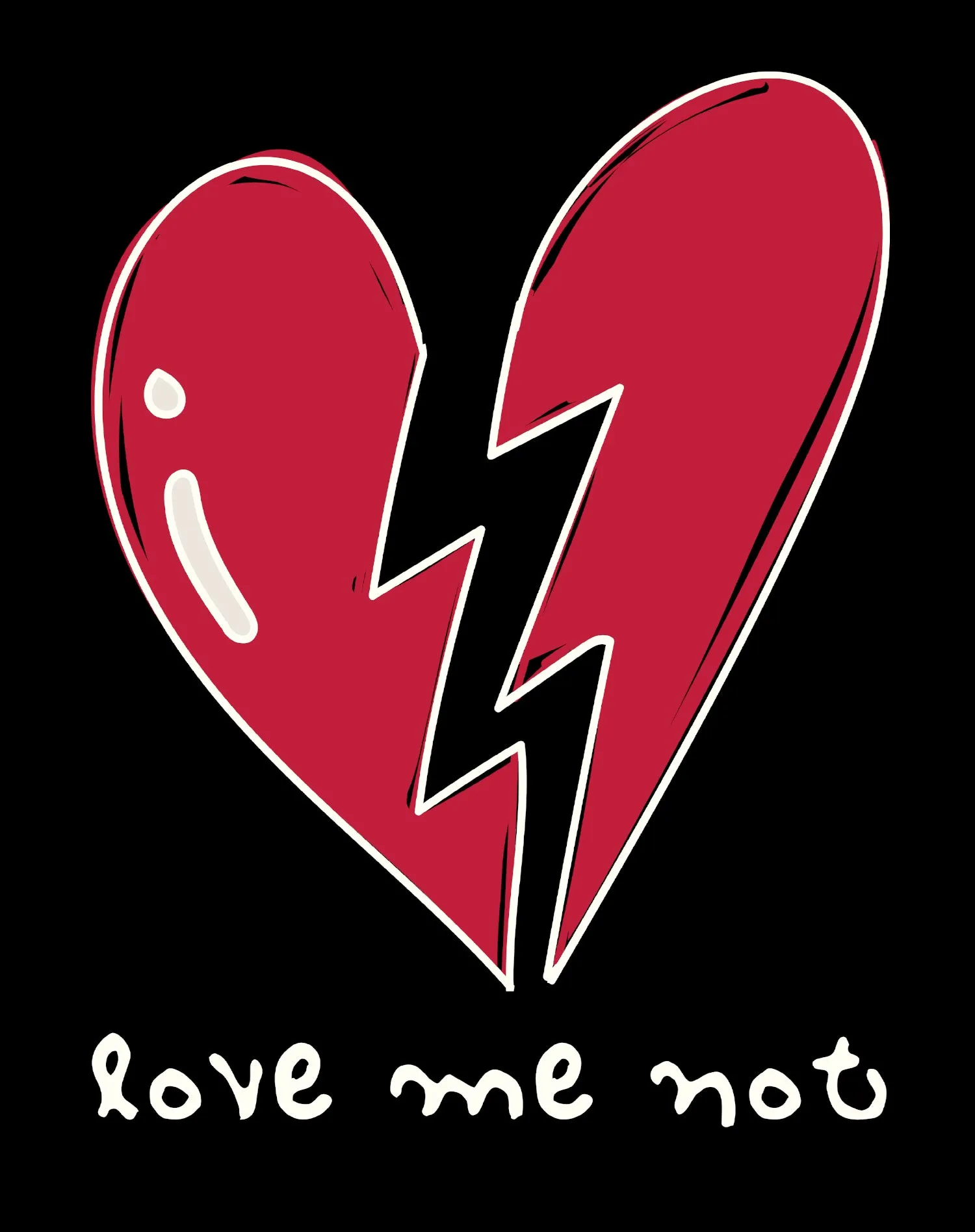 Anti Valentine Love Me Not Men's T-shirt
