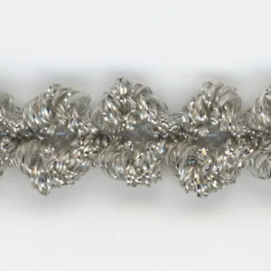 Antique Metallic Trimming Braid #2 Silver