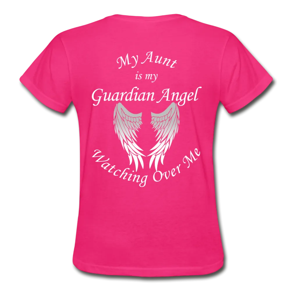 Aunt Guardian Angel Gildan Ultra Cotton Ladies T-Shirt (CK1352W)