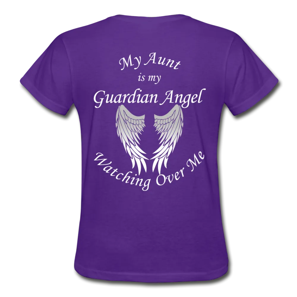 Aunt Guardian Angel Gildan Ultra Cotton Ladies T-Shirt (CK1352W)