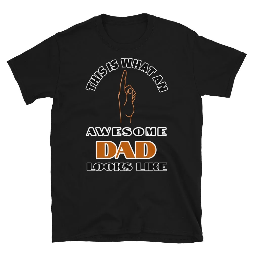 Awesome Dad Novelty T-Shirt