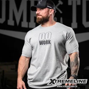 Axe & Sledge Do Work MF Tee, Heather Grey