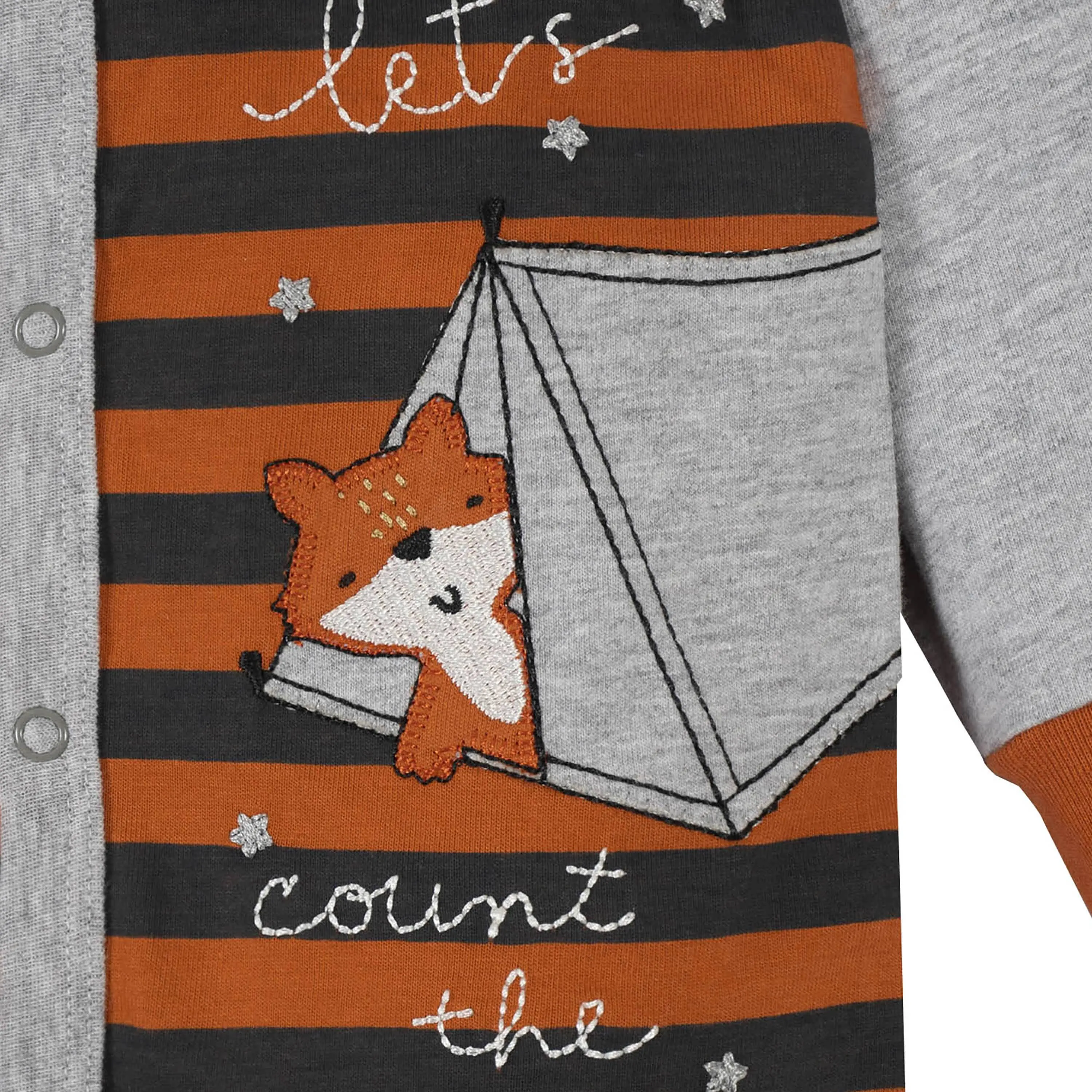 Baby Boys Camping Organic Coverall