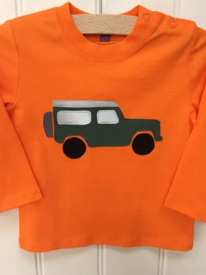 Baby jeep – Long Sleeved T-shirt - Orange