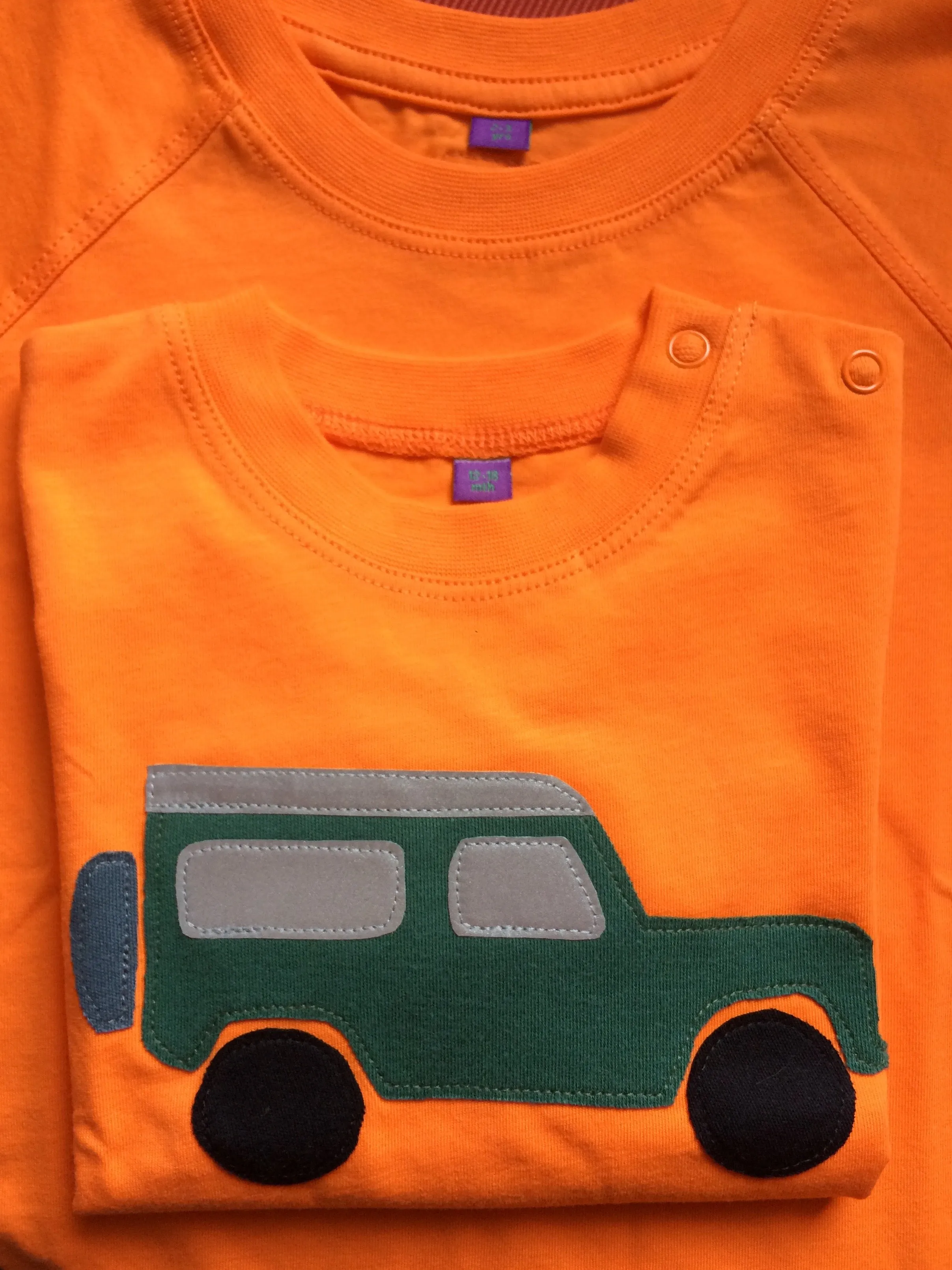 Baby jeep – Long Sleeved T-shirt - Orange
