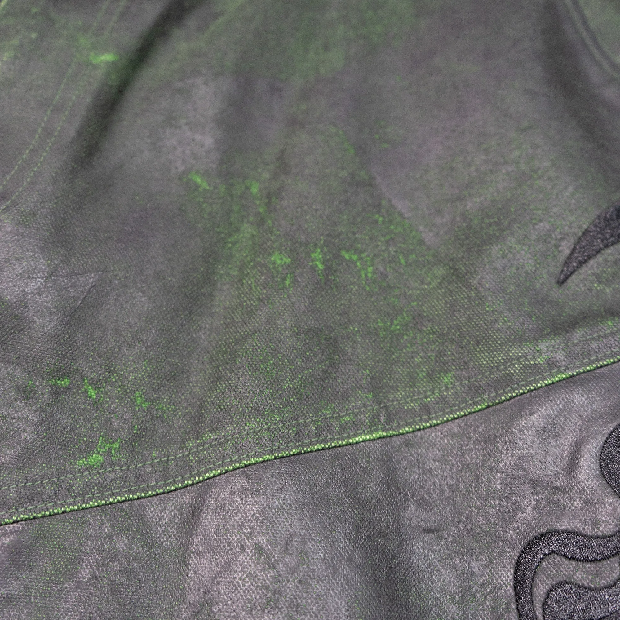 BAGGY MOTO JEAN SHORTS