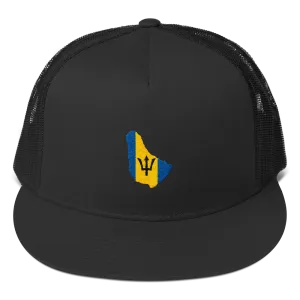 Barbados Embroidered Trucker Cap