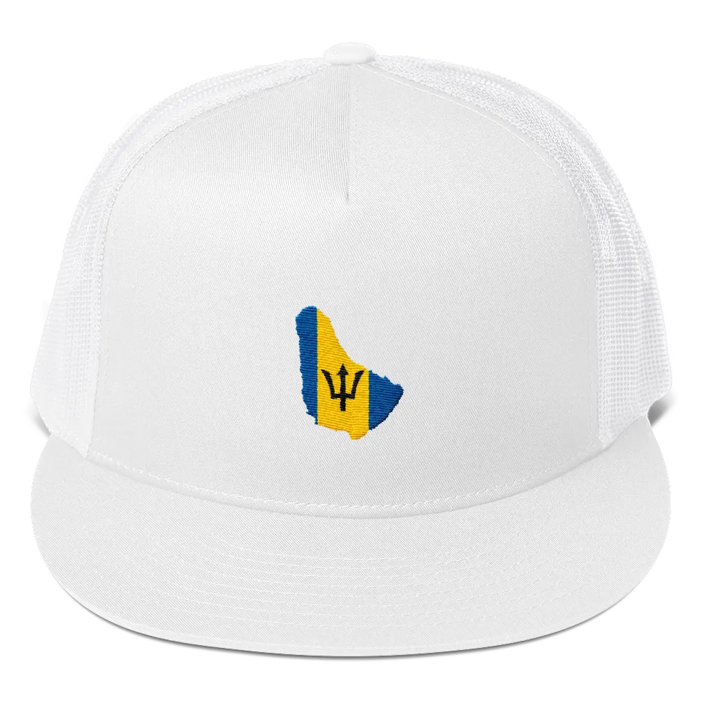 Barbados Embroidered Trucker Cap