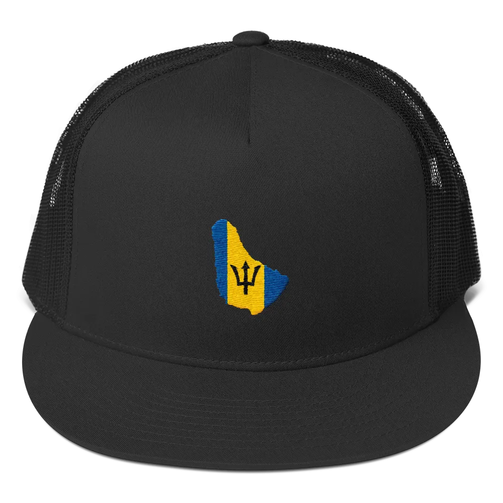 Barbados Embroidered Trucker Cap