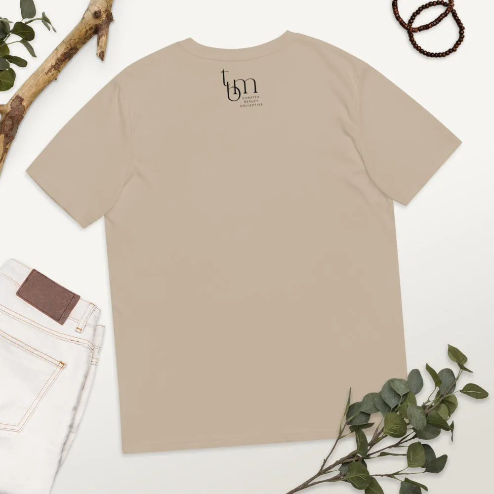 be true embroidered Unisex organic cotton t-shirt