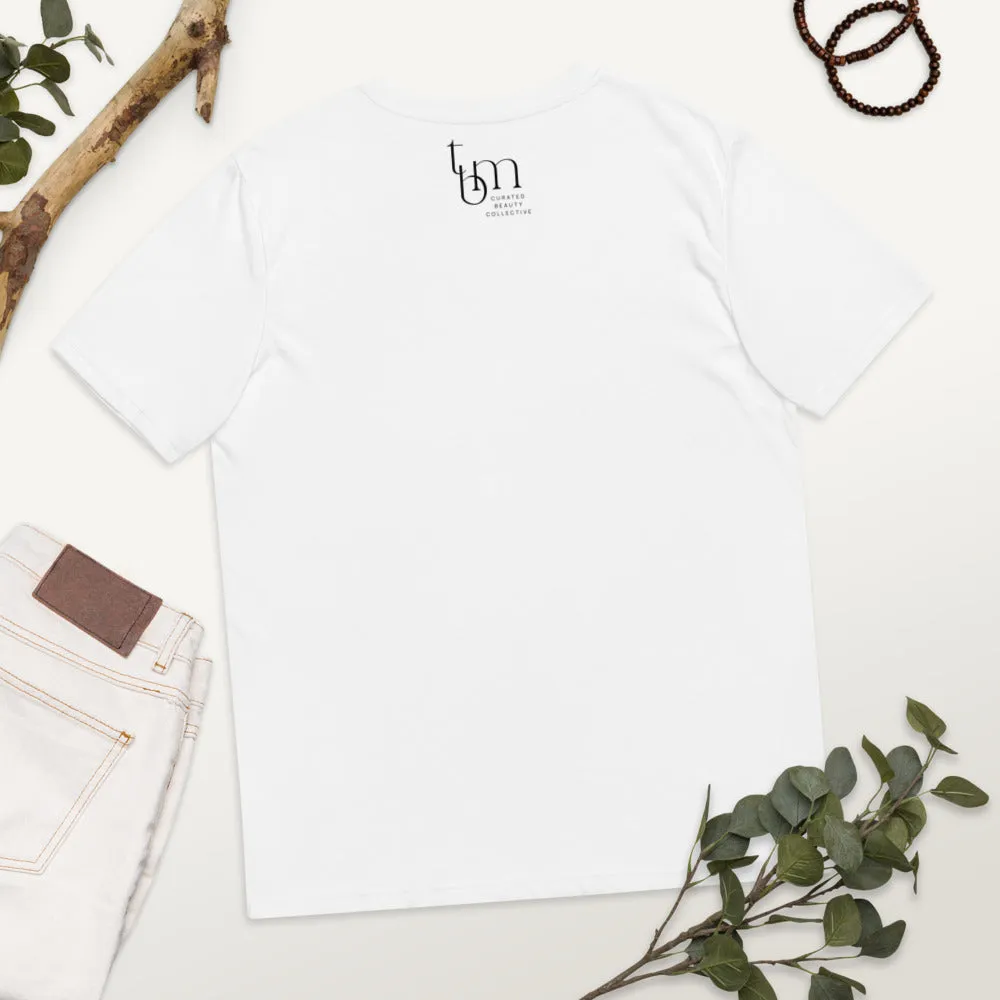 be true embroidered Unisex organic cotton t-shirt