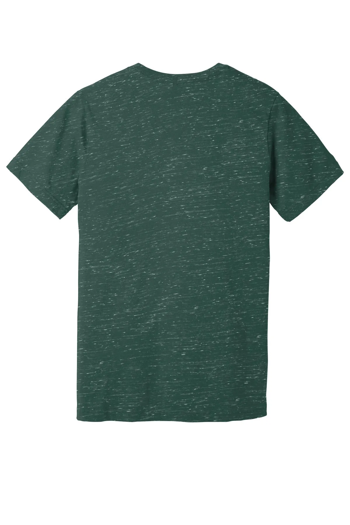 BELLA CANVAS Unisex Textured Jersey V-Neck Tee BC3655 Forest Marble