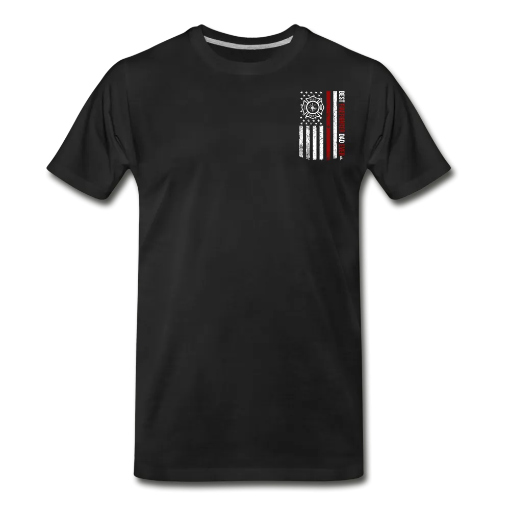 Best Firefighter Dad Ever Men's Premium T-Shirt (CK1848)