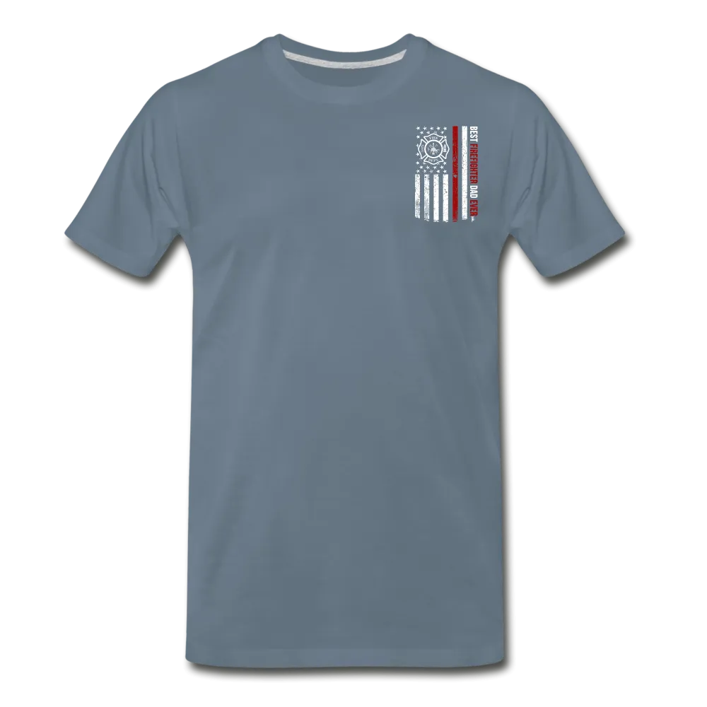 Best Firefighter Dad Ever Men's Premium T-Shirt (CK1848)