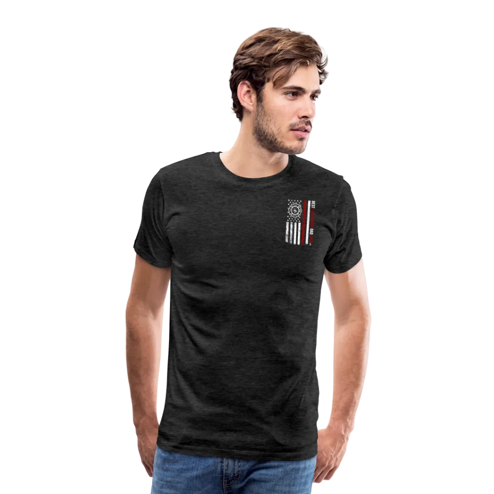 Best Firefighter Dad Ever Men's Premium T-Shirt (CK1848)
